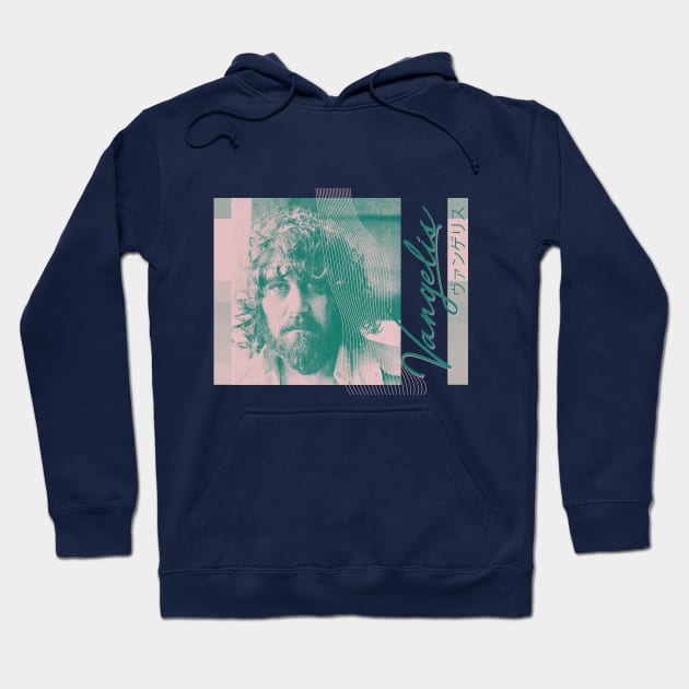 Vangelis ////// Synthesizer Fan Art Hoodie by unknown_pleasures